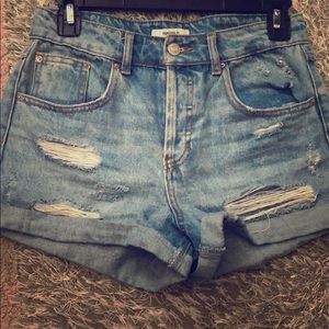 Forever 21 destroyed shorts